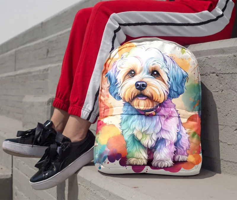 Dandie Dinmont Terrier Love Teen Heartfelt Gift Minimalist Backpack 1