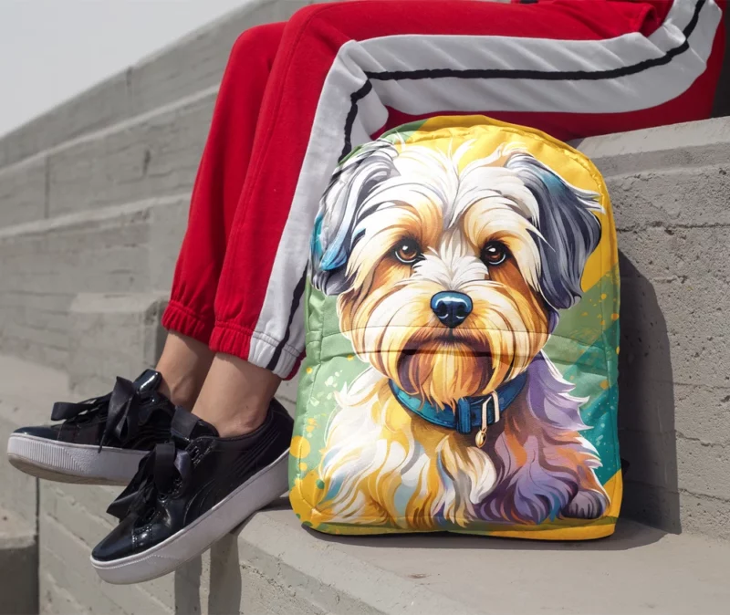 Dandie Dinmont Terrier Playful Charm Teen Joy Minimalist Backpack 1
