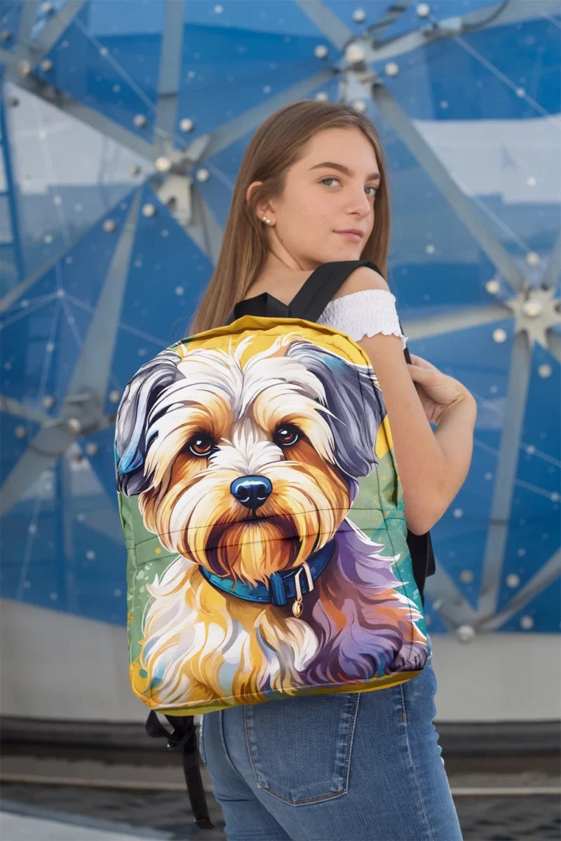 Dandie Dinmont Terrier Playful Charm Teen Joy Minimalist Backpack 2