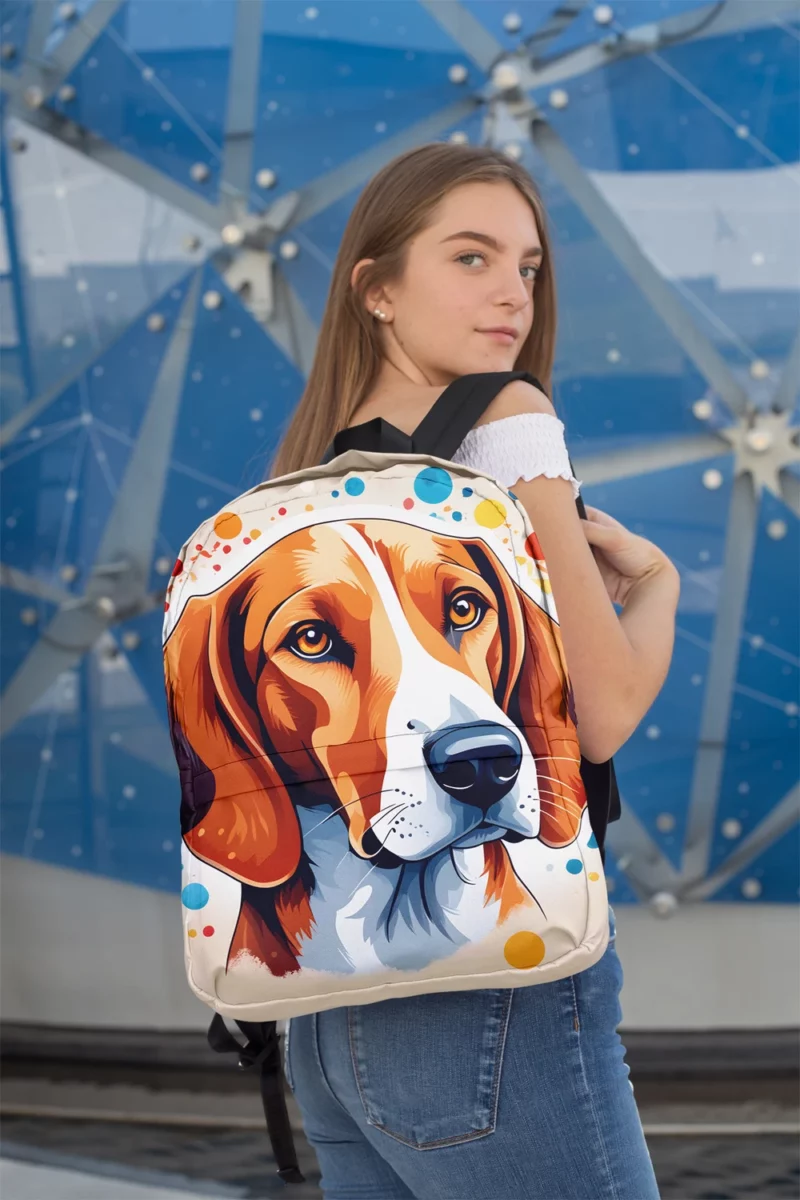 Dandie Dinmont Terrier Pup Teen Birthday Surprise Minimalist Backpack 2