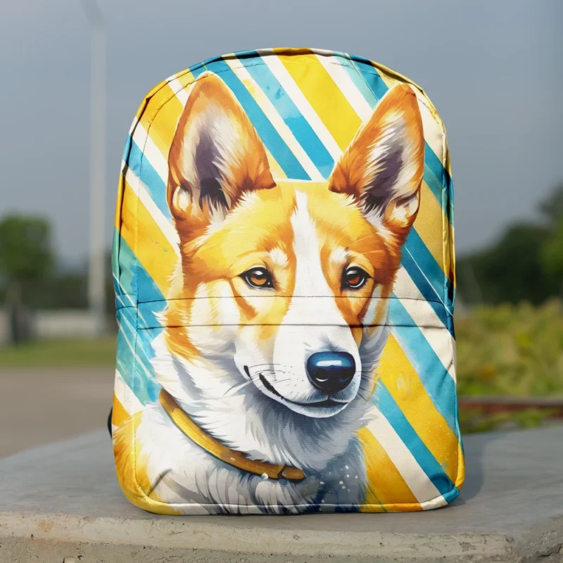 Devoted Canaan Dog Companion Loyal Friend Minimalist Backpack