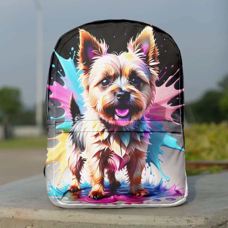 Endearing Cairn Terrier Beloved Dog Minimalist Backpack