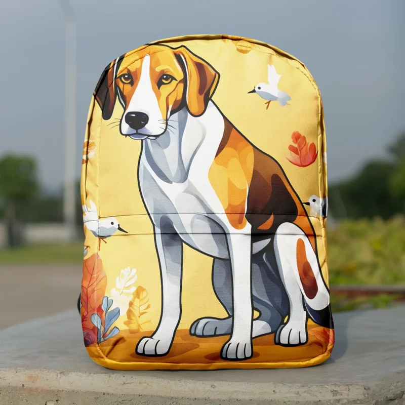 English Foxhound Birthday Bond Teen Companion Minimalist Backpack