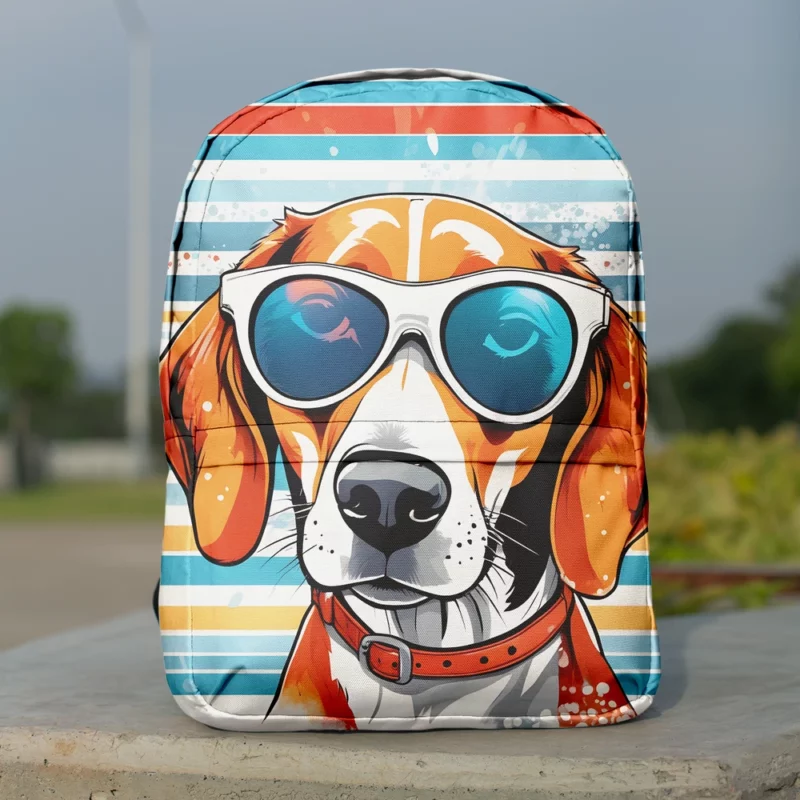 English Foxhound Love Teen Heartfelt Gift Minimalist Backpack