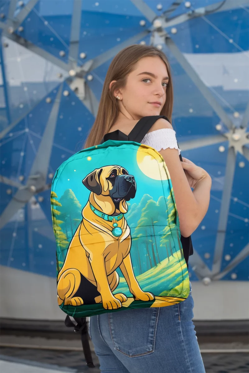 English Mastiff Delight Teen Joyful Surprise Minimalist Backpack 2