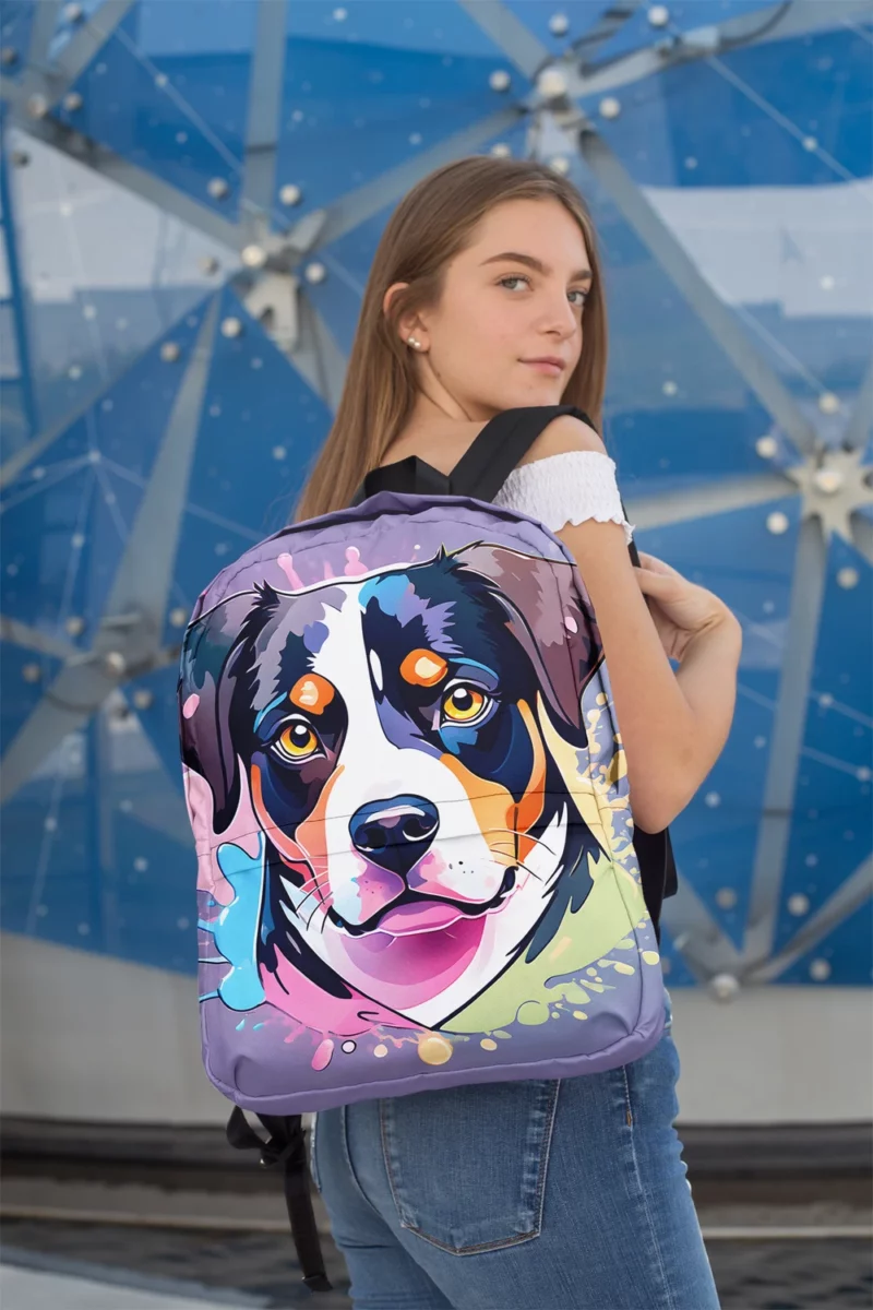Entlebucher Mountain Dog Love Teen Heartfelt Gift Minimalist Backpack 2