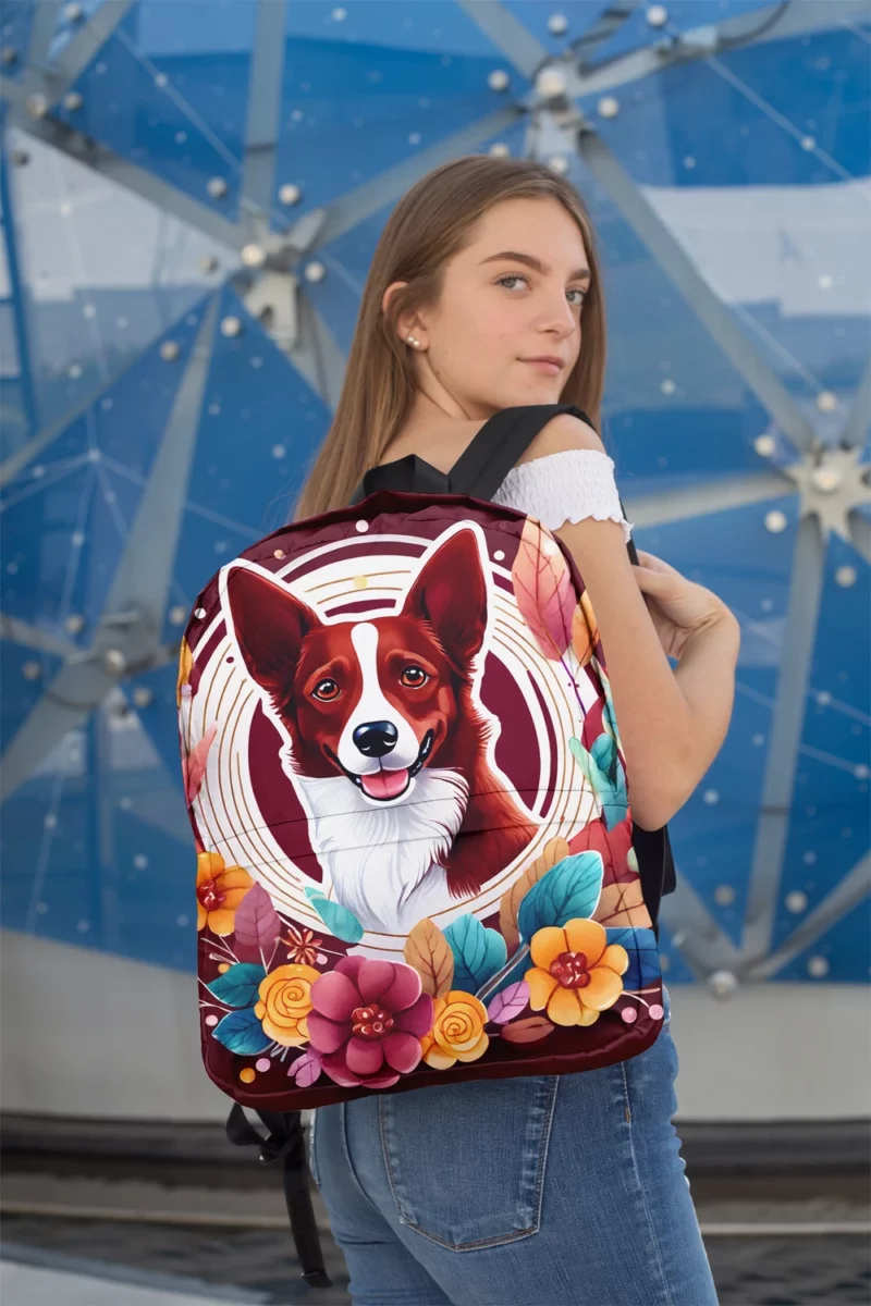 Finnish Hound Affection Teen Loving Companion Minimalist Backpack 2