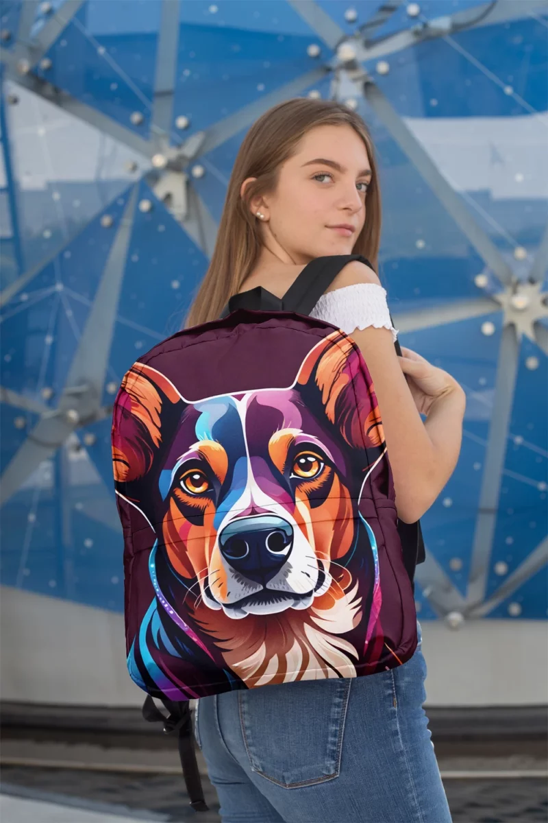 Finnish Hound Elegance Teen Stylish Gift Minimalist Backpack 2