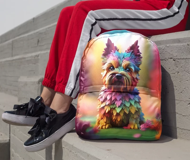Playful Cairn Terrier Dog Delight Minimalist Backpack 1