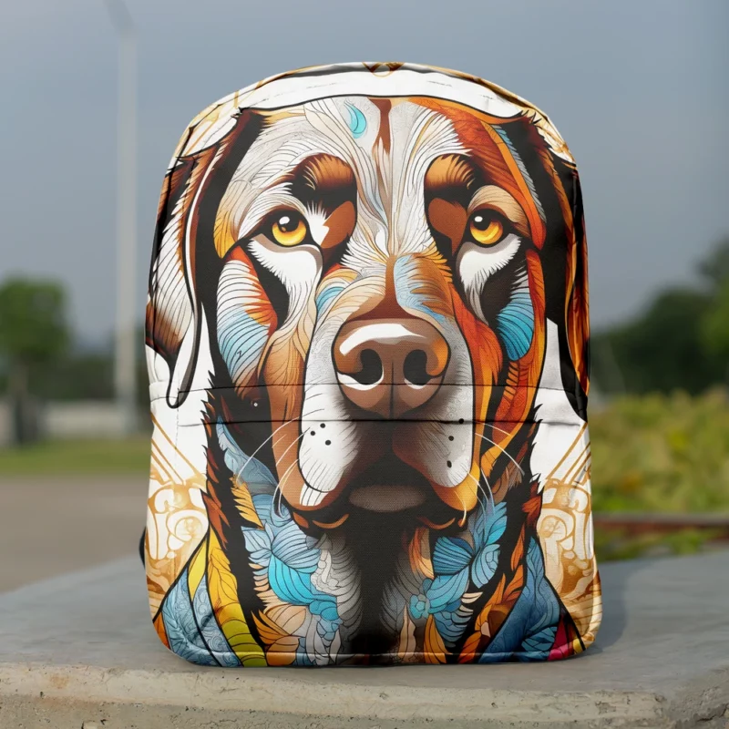 Strong Chesapeake Bay Retriever Dog Presence Minimalist Backpack