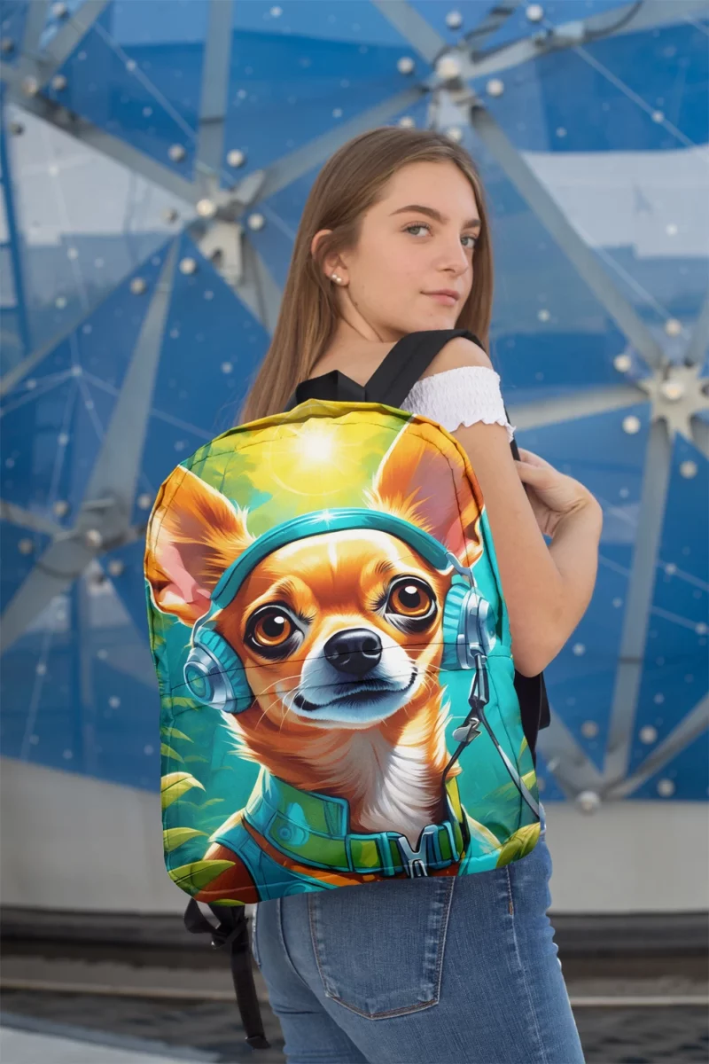 Teen Best Friend Chihuahua Dog Cuteness Minimalist Backpack 2