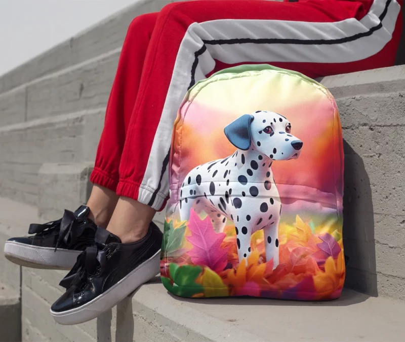 Teen Best Friend Dalmatian Delight Minimalist Backpack 1