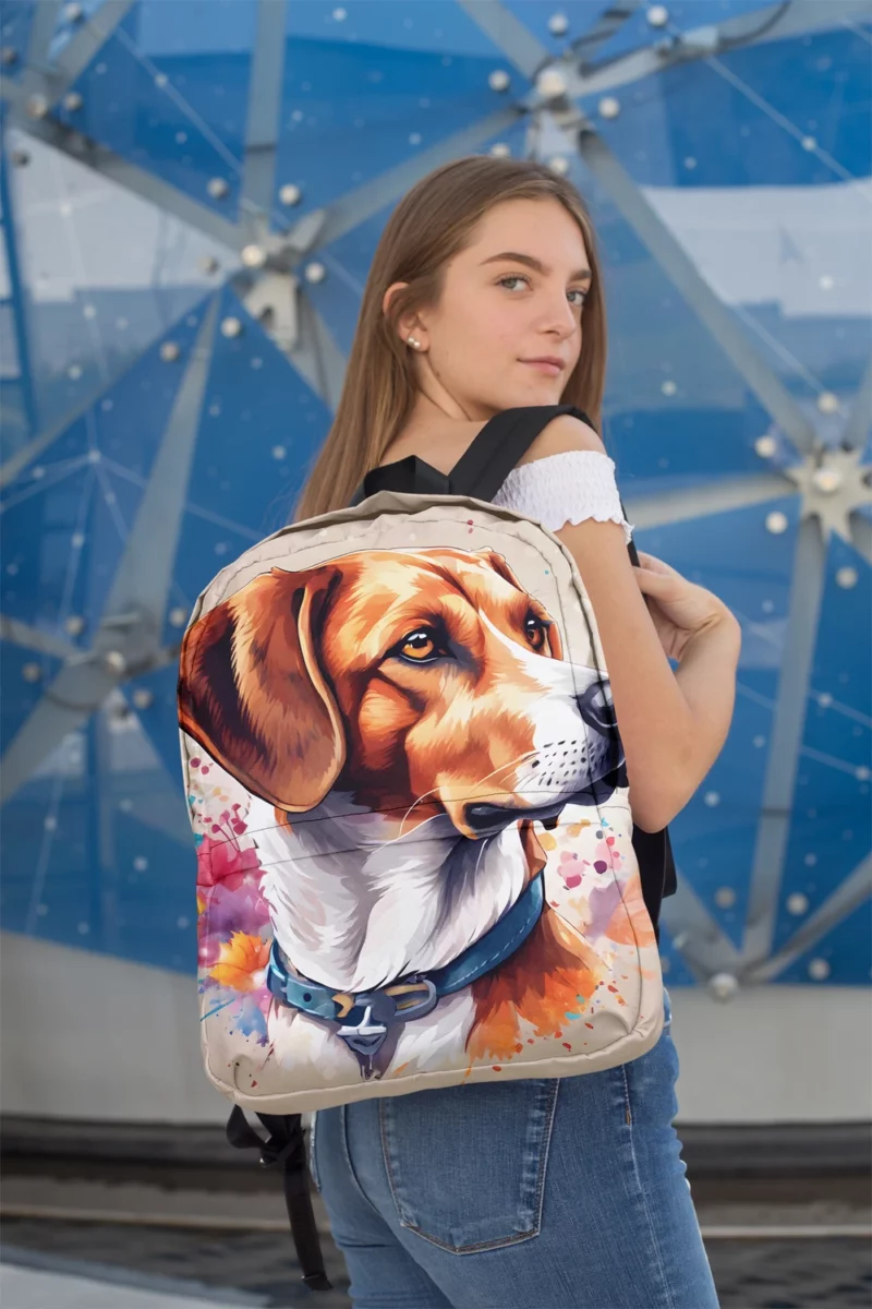 Teen Best Friend English Foxhound Delight Minimalist Backpack 2