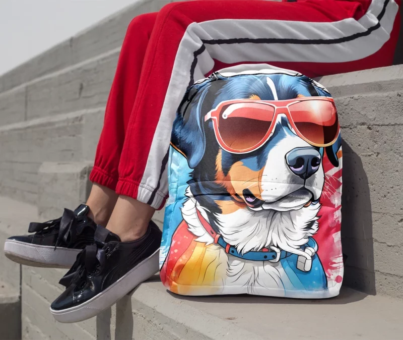 Teen Best Friend Entlebucher Mountain Dog Magic Minimalist Backpack 1