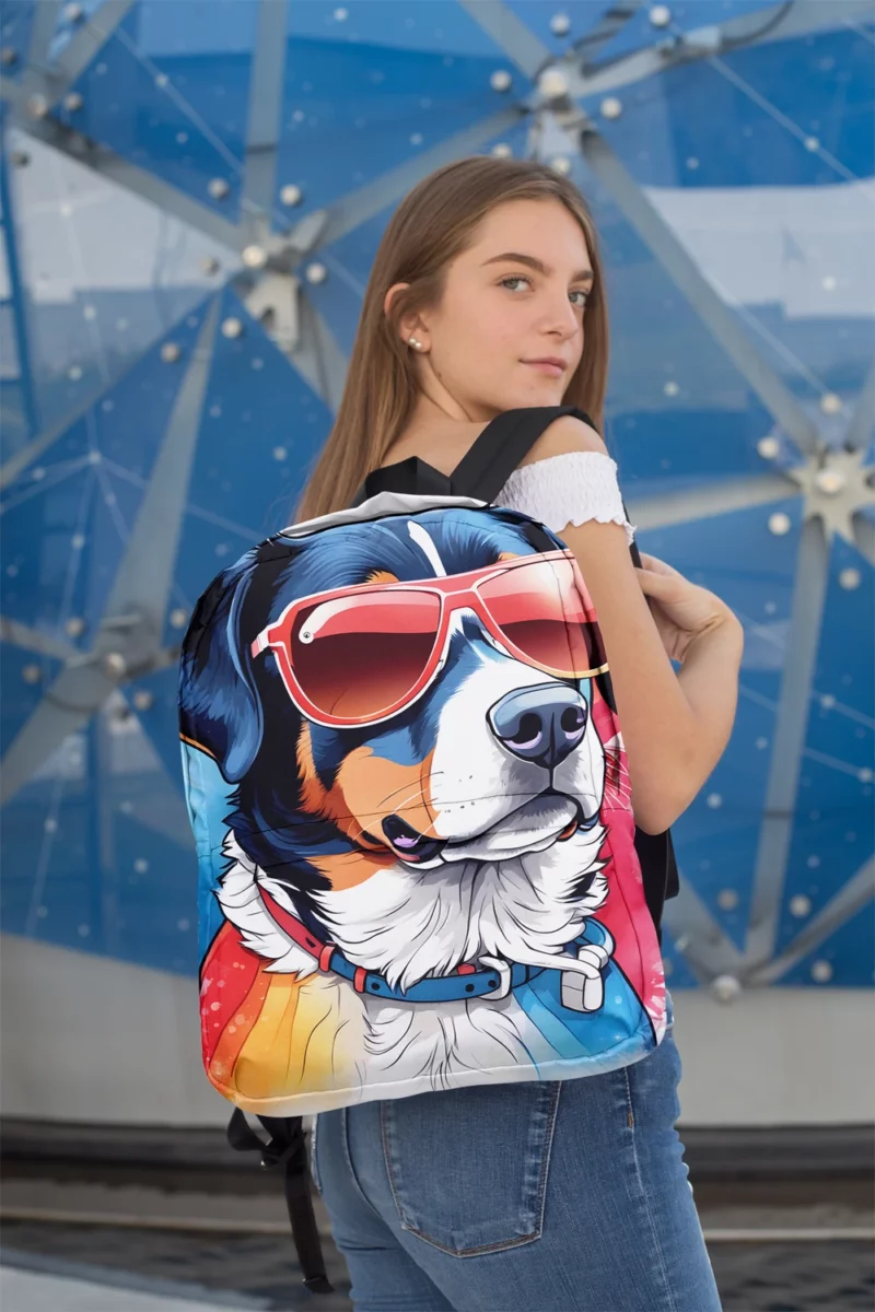 Teen Best Friend Entlebucher Mountain Dog Magic Minimalist Backpack 2