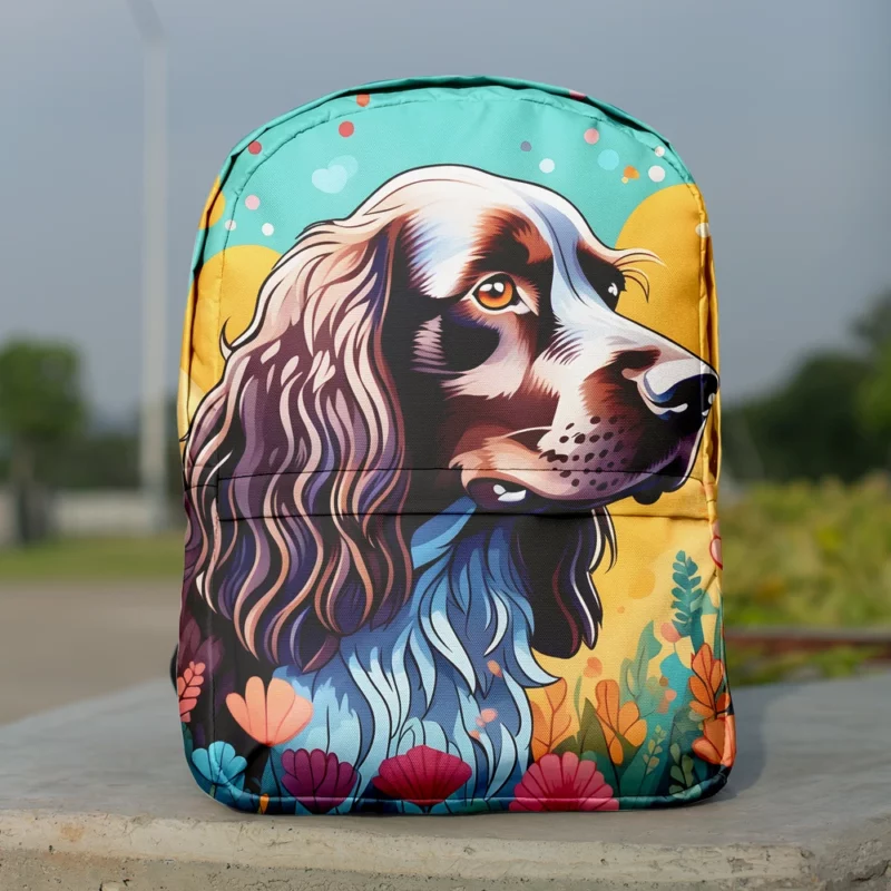 Teen Best Friend Field Spaniel Dog Delight Minimalist Backpack