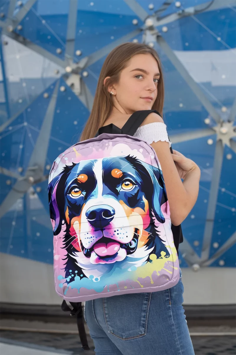 Teen Birthday Bliss Entlebucher Mountain Dog Joy Minimalist Backpack 2