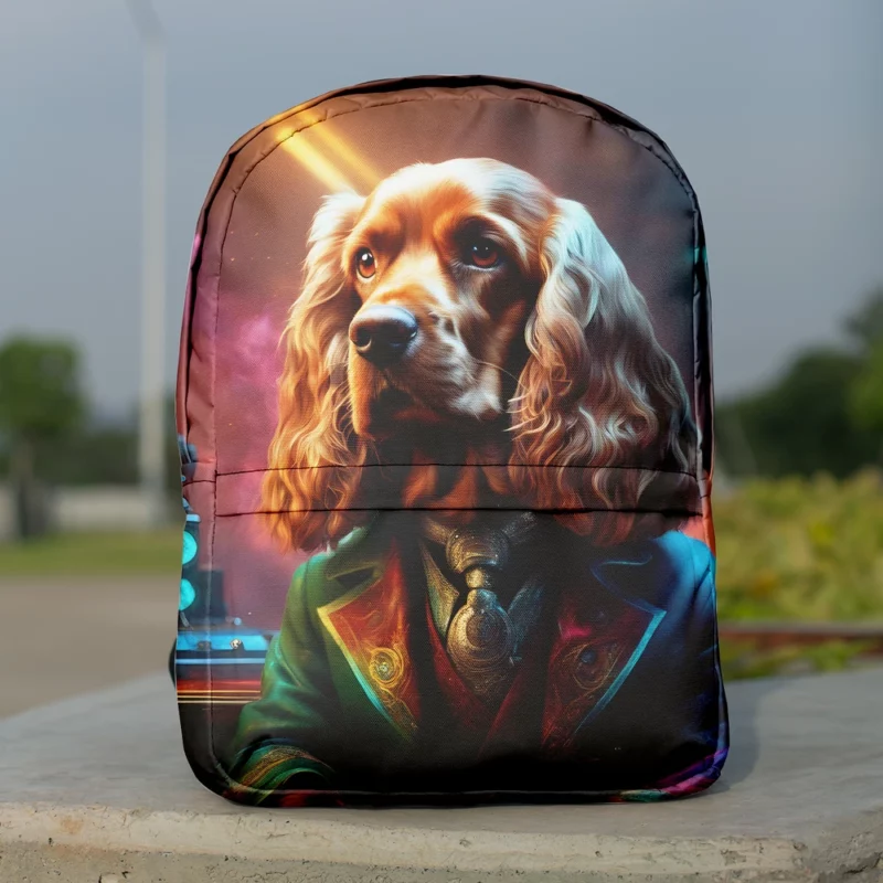 Teen Birthday Present Cocker Spaniel Magic Minimalist Backpack