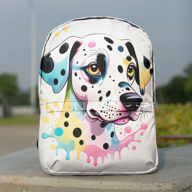 Teen Birthday Present Dalmatian Magic Minimalist Backpack