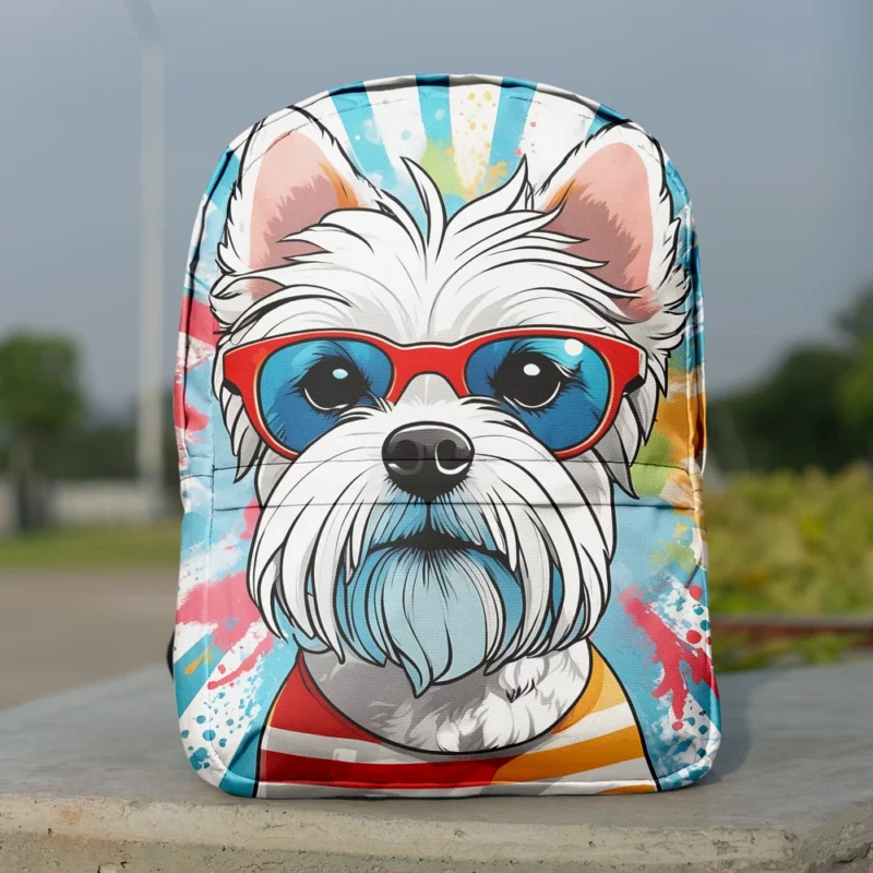 Teen Birthday Present Dandie Dinmont Terrier Magic Minimalist Backpack