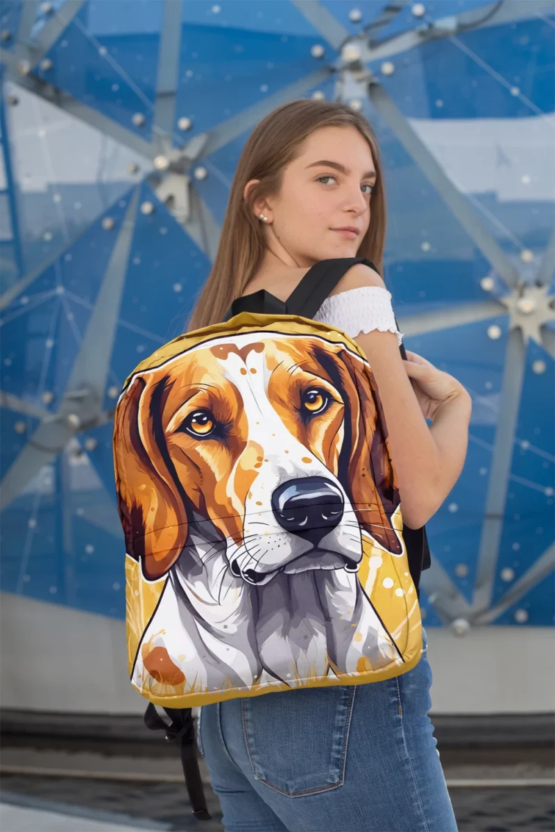 Teen Birthday Present English Foxhound Magic Minimalist Backpack 2