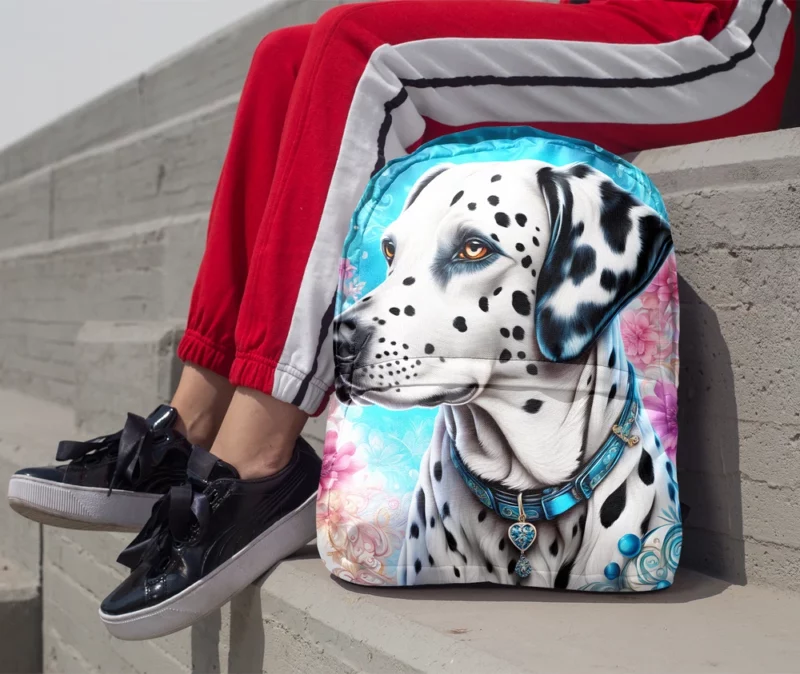 Teen Dalmatian Pal Birthday Joy Minimalist Backpack 1