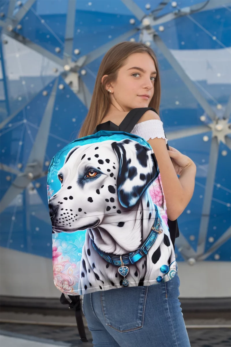 Teen Dalmatian Pal Birthday Joy Minimalist Backpack 2