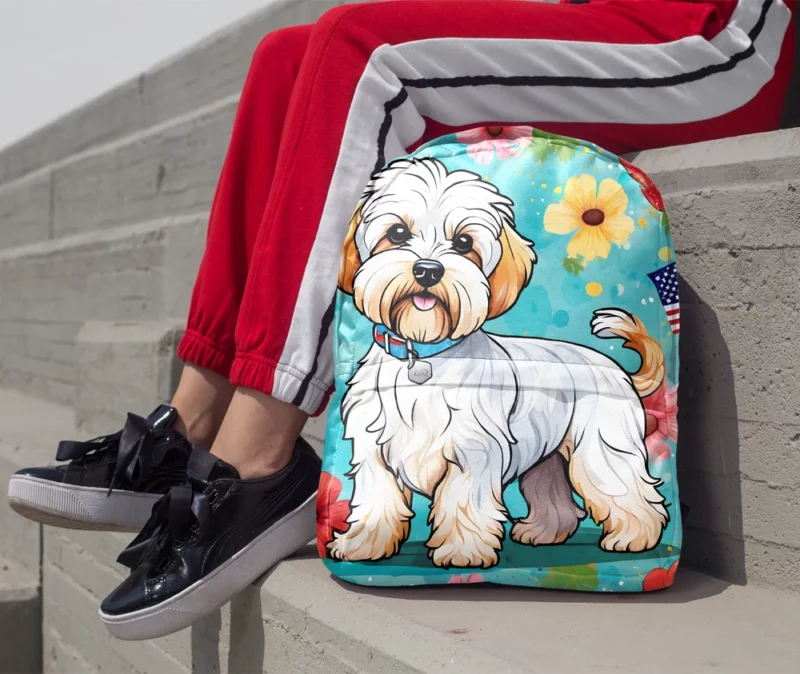 Teen Dandie Dinmont Terrier Pal Birthday Joy Minimalist Backpack 1