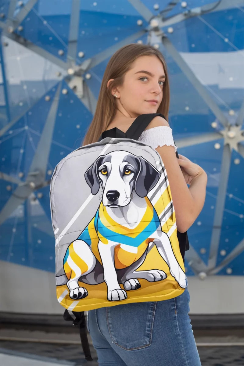 Teen Finnish Hound Dog Pal Birthday Joy Minimalist Backpack 2