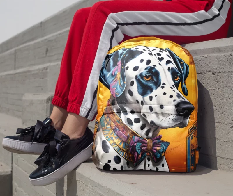 Teen Furry Companion Dalmatian Love Minimalist Backpack 1