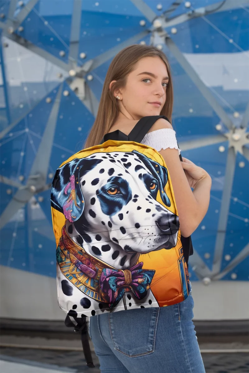 Teen Furry Companion Dalmatian Love Minimalist Backpack 2