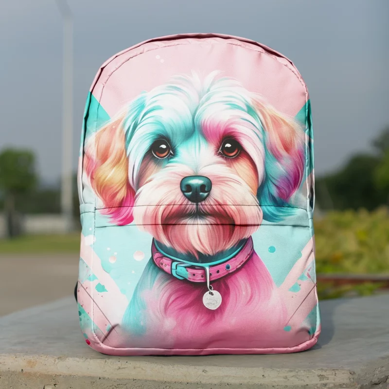 Teen Furry Companion Dandie Dinmont Terrier Love Minimalist Backpack