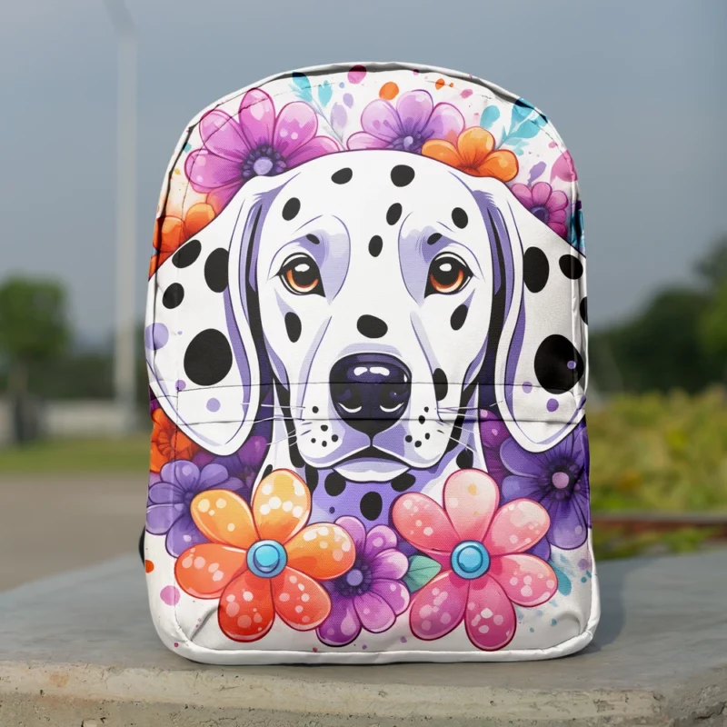 Teen Home Decor Dalmatian Charm Minimalist Backpack