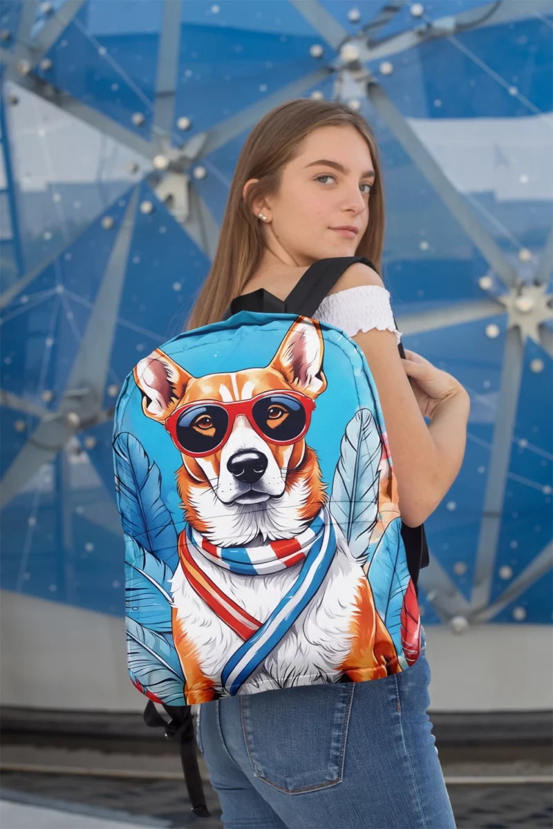 Teen Home Decor English Foxhound Elegance Minimalist Backpack 2