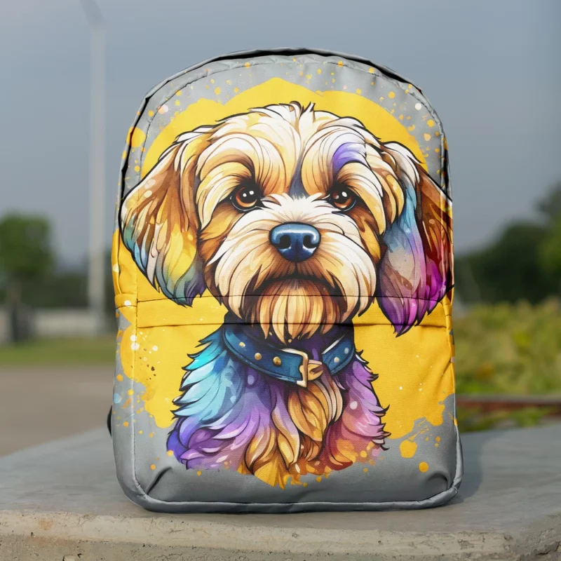 Teen Stylish Home Dandie Dinmont Terrier Decor Minimalist Backpack